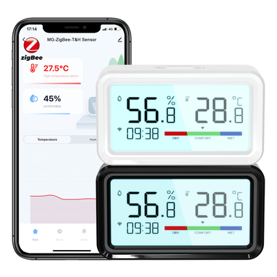 Tuya ZigBee Hygrometer Thermometer Sensor Remote App Voice Alexa Google Home Smart Home Draadloos