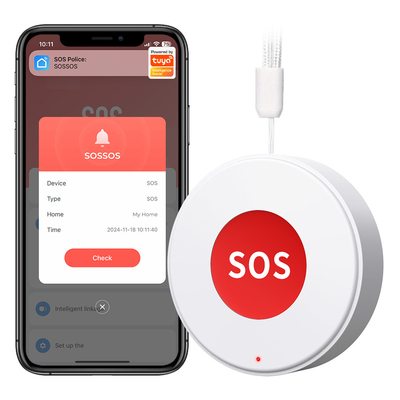 Tuya WIFI Smart SOS Call Button Draadloze verzorgingspersoon Pager Smart Call System Verpleegkundige die ouderen belt Alert Patiënt Hulpsysteem Smart Life