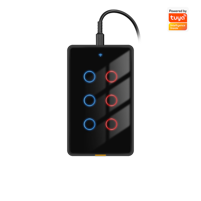Tuya WiFi Wall Touch Switch Type C, draadloos RF433, met timer en spraakbesturing, compatibel met Alexa, Google Home en Smart Home Apps