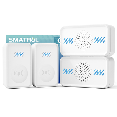 Goede prijs Deurbel Geen batterij Klokkerring Geen batterij 58Ring Tones 4-Level Volume Waterdicht Deurbel Draadloos Zelf Aandacht online