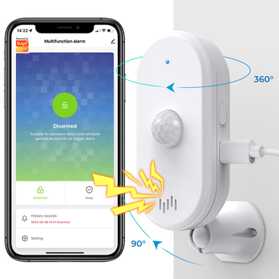 Goede prijs Tuya Smart Wifi Pir Motion Sensor Home Security System Detector Alarm App Afstandsbediening Timing Arming online