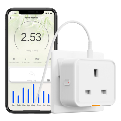 Goede prijs Tuya Smart Home Plug UK Socket Travel Adapter Conversion Outlet APP Voice Werkt met Alexa Type C 16A WiFi RF433 online
