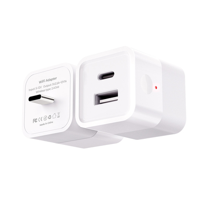 Goede prijs Tuya Smart WIFI Mini Portable Power Adapter Switch 5V Micro USB Type-C Charger Plug Wireless APP Timing Voice Werkt met Alexa voor lichtstrips online