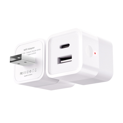 Goede prijs Tuya Smart WiFi Mini Power Adapter Draagbaar 5V Micro USB & Type-C Charger Plug met APP-besturing, spraakcommando's, timing, Alexa-ondersteuning voor lichtstrips online