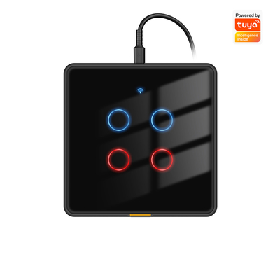 Goede prijs Tuya WiFi Touch Wall Switch Type C, EU-standaard, RF433, 110-240V, met timer en spraakbesturing, compatibel met Alexa en Google Home voor Smart Home Lighting online