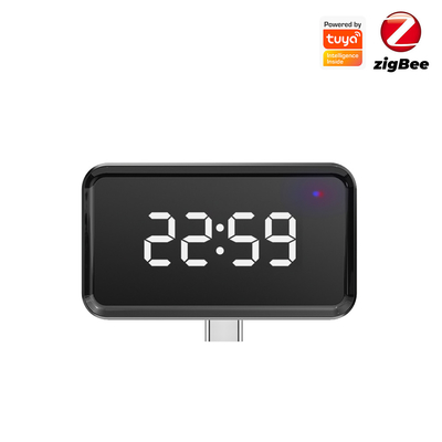 Goede prijs Tuya ZigBee Gateway met tijdsweergave, multi-mode Smart Hub voor Bluetooth Mesh, Alexa, Google Home en draadloze brugconnectiviteit online