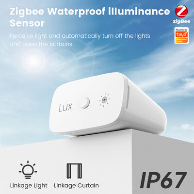 Goede prijs Zigbee Tuya Smart Home Lichtverlichting Sensor Licht Helderheid Detectie Detectie Sensor DIY Linked Curtain IP67 Waterdicht en stofdicht online